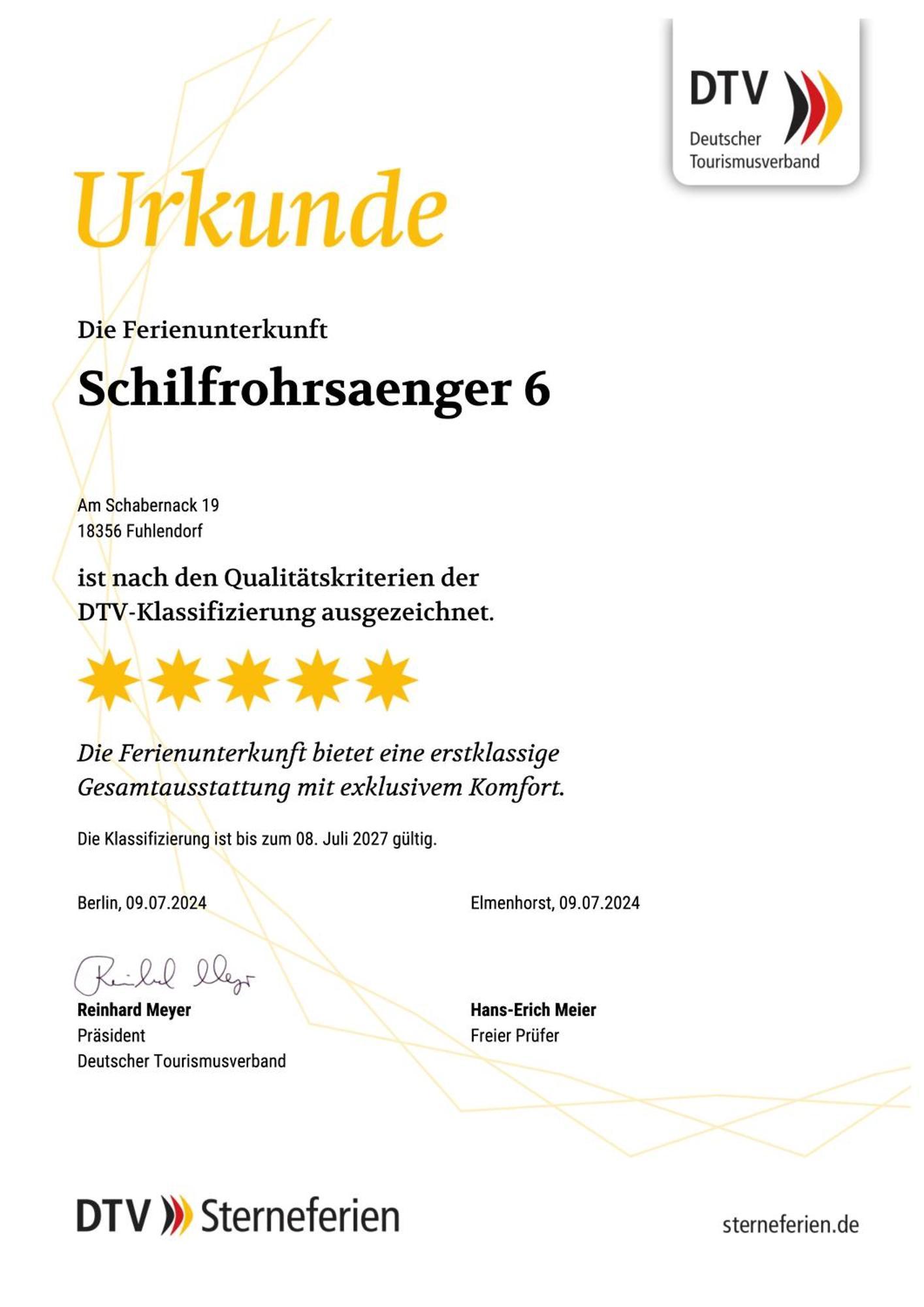 Ferienhaus Schilfrohrsaenger 6 Fuhlendorf  Exterior photo